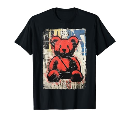 Hip Hop Hipster Vintage Edgy Urban Y2K Streetwear Teddy T-Shirt