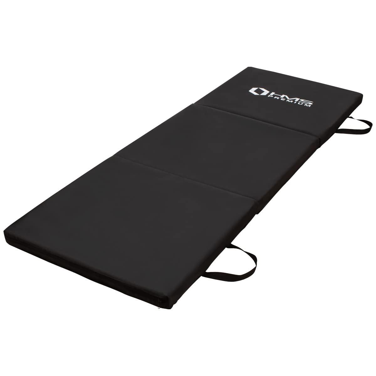 Materassino da ginnastica pieghevole da 180 x 60 x 5 cm, nero