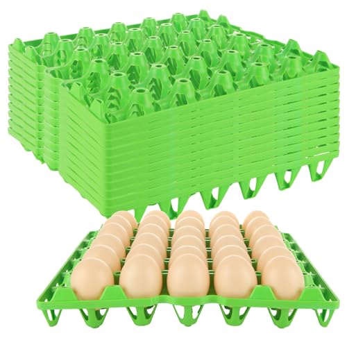 Boîtes à œufs empilables et plateaux plastiques de stockage - 2
