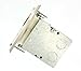 Leviton 25249-TFN Floor Box Assembly Brushed Nickel Duplex Receptacle Tamper-Resistant Commercial Grade 5-15R 15A 125V - Ivory