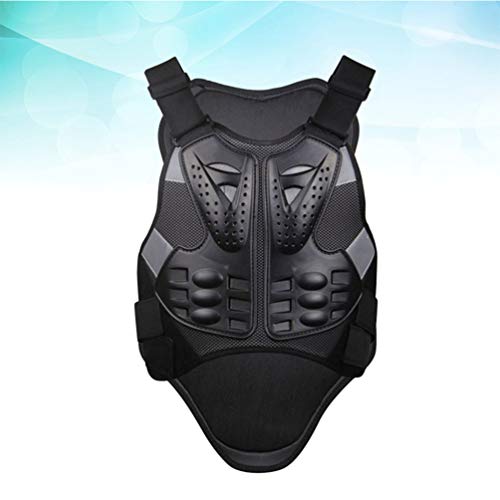 Vosarea Cycling Skiing Riding Skateboarding Chest Back Spine Protector Vest Anti Fall Gear Motorcycle Jacket Motocross Body Guard Vest Xl #TOP6