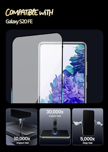Image of Lensarmor Compatible with Samsung Galaxy S20 FE Screen Protector (1 Pack) - Premium 9H Tempered Glass, Military-Grade Protection, HD Clear Display, Anti-Fingerprint & Case-Friendly Fit