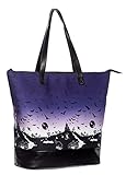 Hell Bunny Damen Tasche Haunt Halloween Bats Shopper