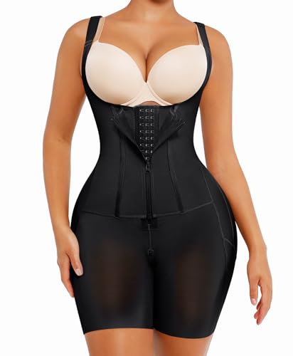 Lover-Beauty Fajas Colombianas Moldeadoras Shapewear for Women Tummy Control Postpartum Body Shaper with Zipper Crotch