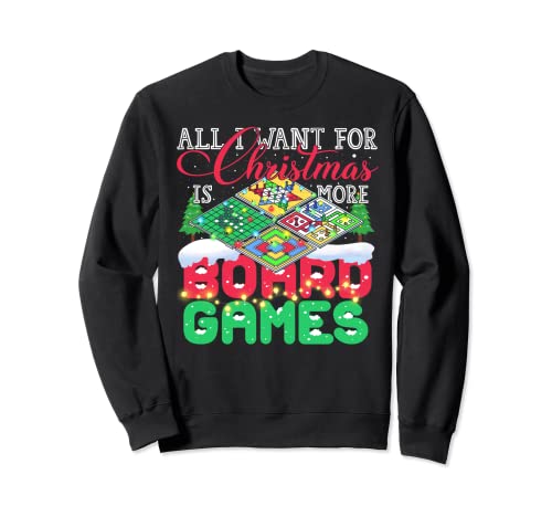Christmas More Boardgames Board Game Board Gamer Tabletop Sweatshirt