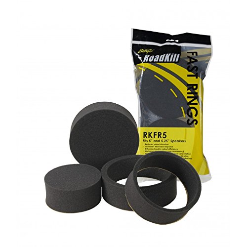 Road Kill RKFR5 3-Piece Foam Speaker Enhancer System Kit for Improved Sound Quality