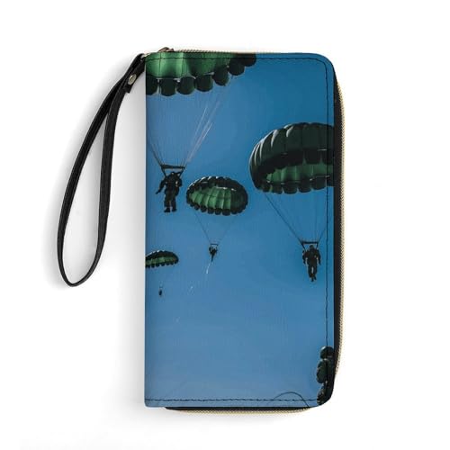 Sac de rangement indispensable pour vacances : portefeuille en cuir imprimé pour cartes