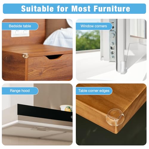 Image of 20 Pcs Corner Protector Baby 6.6ft(2M) Table Edge Protectors for Baby Corner Protector Guards Baby Proofing Corner Guards Clear Corner Protectors for Furniture and Sharp Corners