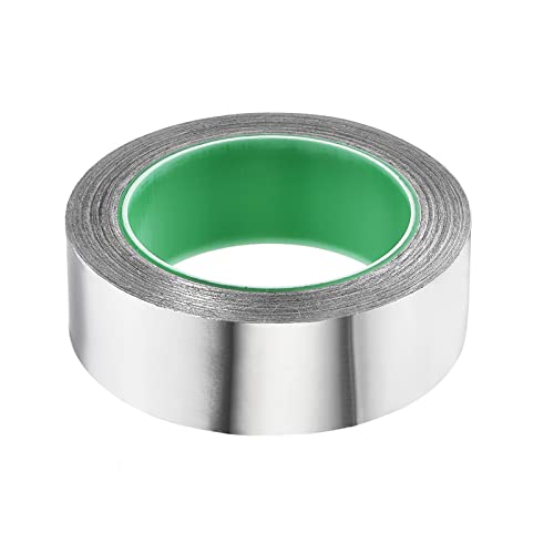 Image of Aluminum Foil Tape Adhesive Metal Tape, [for Sealing Patching Hot Cold HVAC, Duct, Pipe Insulation] - 1 3 /8 inch /66ft /2.4 Mil
