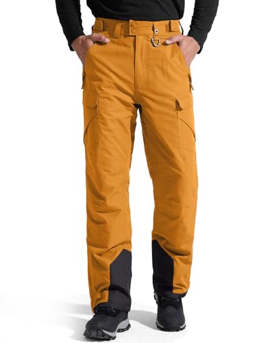 Men's Waterproof Snow Insulated Ski Snowboarding Pants