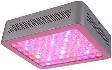 Grozon High PAR 300W (170W True Watt Panel, 400W HPS Equivalent) Full Spectrum LED Grow Light - Dual VEG/BLOOM Switch, 90° Secondary Focusing Optical Lens