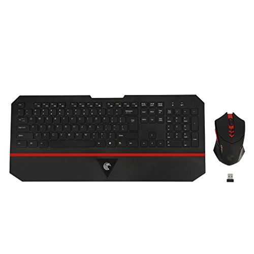 Tastiera e Mouse Wireless Set, FOME E-780 Wireless...