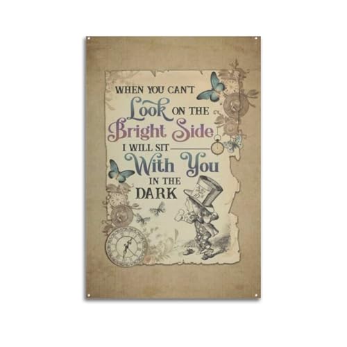 Poster vintage When You Can't Look une décoration pleine d'empathie