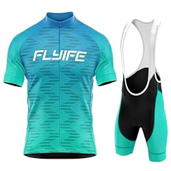 FLYIFE Maillot de Ciclismo para Niños y Niñas, Cam...: 【 MATERIAL LIGERO Y LIGERO 】 Nuestras bicicletas de ciclismo están hechas de 100% poliéster. Los baberos de ciclismo están hechos de 80% poliéster y 20% lycra. Esta camiseta de ciclismo es súper suave, suave para la piel, liviana y duradera. 【 Secado...
