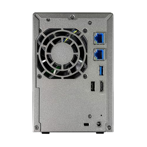 Image of Asustor Lockerstor 2 Gen2+ AS6702T v2 2 Bay NAS, Intel Quad-Core CPU, Dual 5GbE Ports, 4GB DDR4, 4 M.2 SSD Slots, HDMI, Plex Media Server, Video Editing, Creator, Network Attached Storage (Diskless)