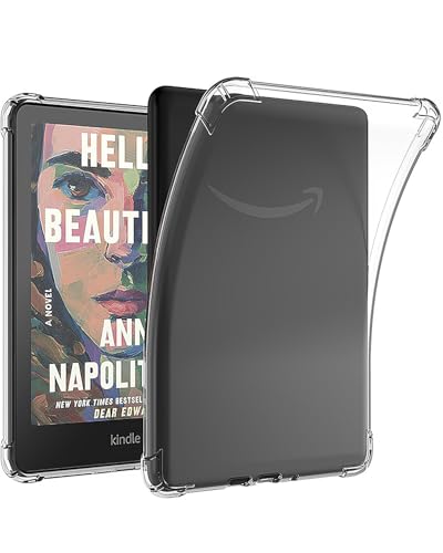 Miimall for Kindle Colorsoft Signature Edition �P�[�X �N���A �ϏՌ� �����h�~ ���h�~ 7�C���` 2024 New Kindle Paperwhite 12���� �ی�J�o�[ TPU�� �X�����y�� ���� ���ϖh