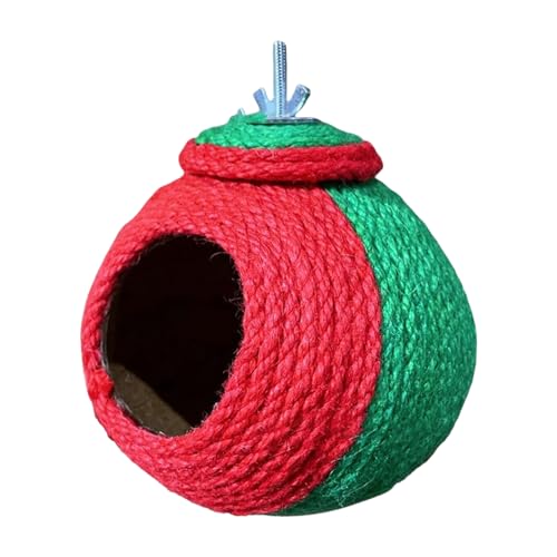 Generico Hundehütte zum Schlafen, Spielen, Nisten und Ausruhen, geeignet für kleine Tiere und Hamster, zum Schlafen, Spielen, Nisten und Ausruhen, für den Innen- und Außenbereich