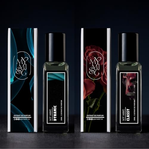 Image of Luxury Men Perfume Gift Set | 4x20ml | Woody, Aquatic & Sweet Premium Fragrance | Perfume Combo For Men | Classy, Blue Sage, Sabaya, Dynamic