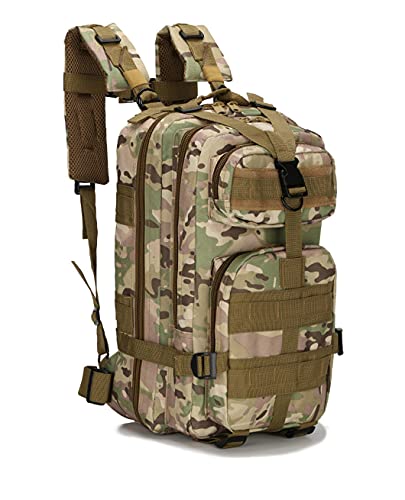 UJDKCF Hombres Militares Militar Mochila Táctica 30L Camuflaje Deporte al aire libre Senderismo Camping Bolsos de caza Mujeres Viajes Bolso 5 30-40L