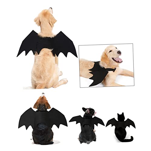 Disfraz de alas de murciélago para mascotas talla M miniatura 7