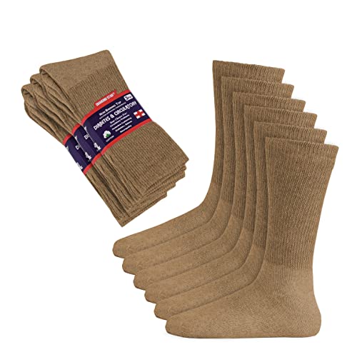 Diamond Star Diabetic Socks For Men Women Non-Binding Doctor Approved Diabetic Crew Socks (9-11) #TOP18