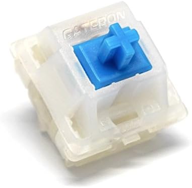 120 * Gateron KS-3 Mechanical MX type Key Switch - clear top [ Blue 55g Clicky]