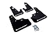Rally Armor MF8-UR-BLK/WH Black, White Mud Flap with Logo (2007+ Mitsubishi Lancer (Doesn't fit Sport Back) UR)