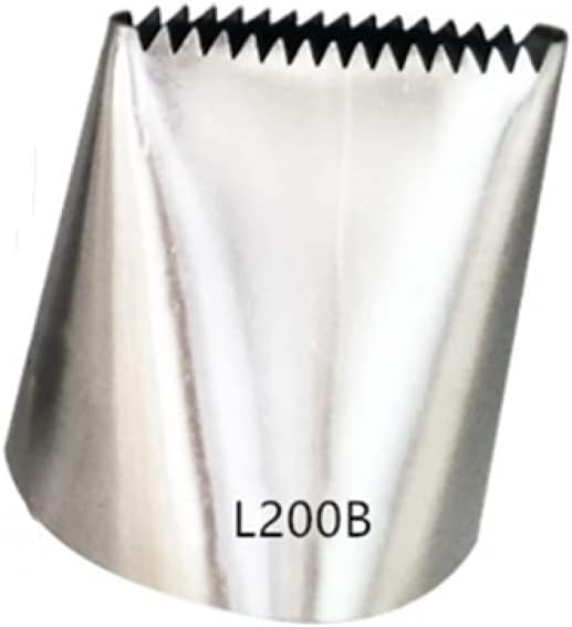 Baking Supplies Large Stainless Steel Nozzle Icing Piping Nozzles Cream Cake Decorating Tools Pastry Baking Accessories Cake Decorating Tips Set(L200A)