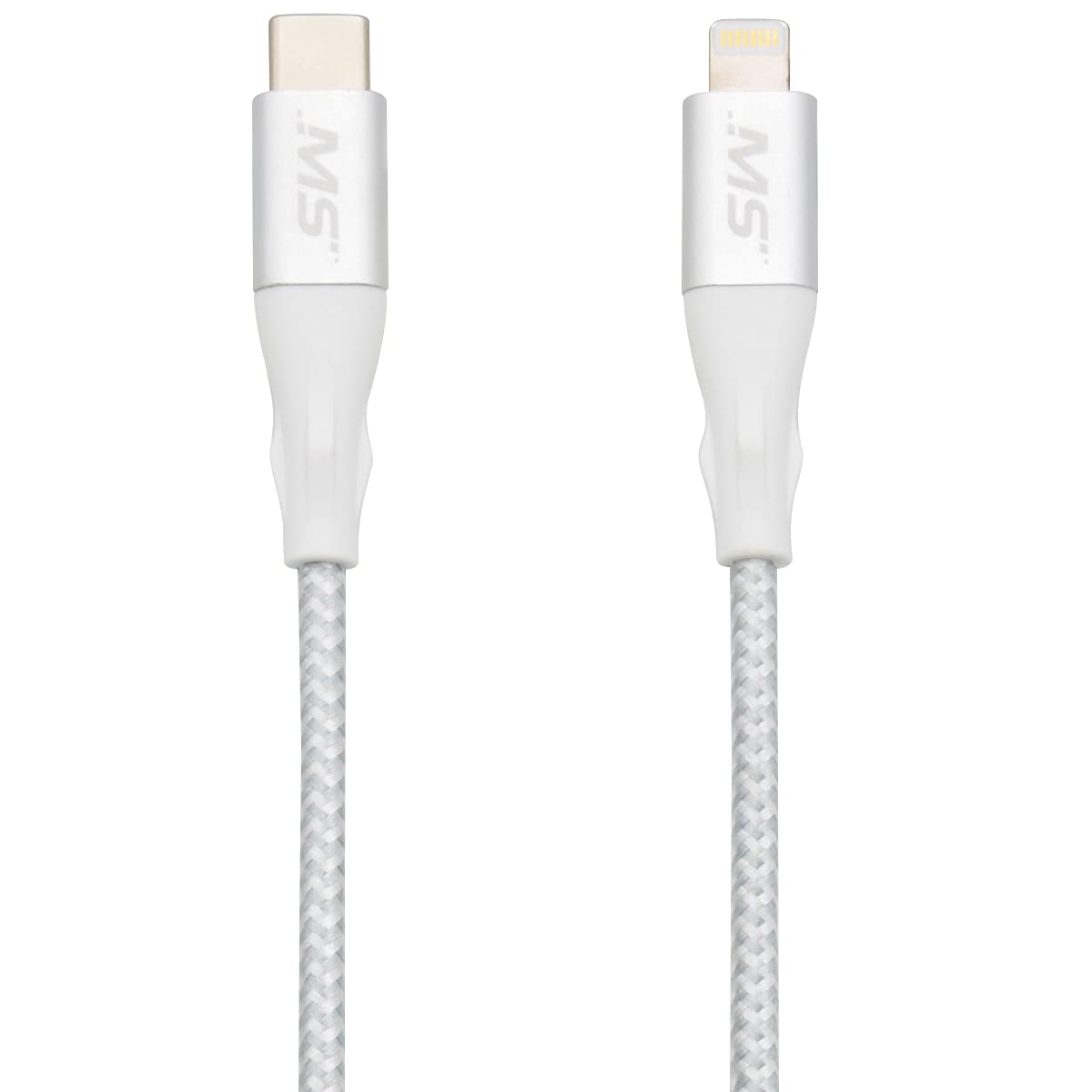 Cable Lightning compatible Mobile Spec MB06901 de 4 pies blanco para transferir datos 3