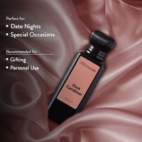Image of Dopamine Oud Cardinal Unisex Perfume 50 ml for Long Lasting Smell | Rich, for Long lasting Smell | Luxurious Fragrance Premium Oud Perfumes for Men & Women