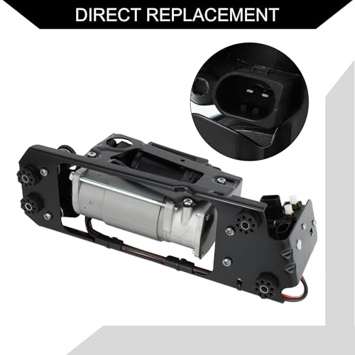 Hihaha Keine. 37206875176 Luftfederkompressor mit Halterung und Ventil für BMW 530i 540i Base 2017 / Niedriger Luftfahrtpumpe/Stabil / 1 Stück