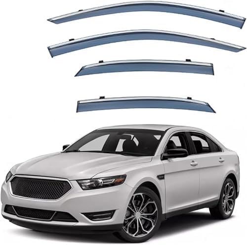 4 Pcs Car Wind Deflectors for Ford Taurus MK7 2016-2022,Sun Rain Guard Window Wind Deflector Visor, Car Accessories