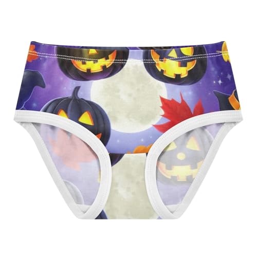 Cotton Girls Underwear Toddler Halloween Jack Lantern Pumpkin Cute Panties Girl Aesthetic Underpants Briefs 2t