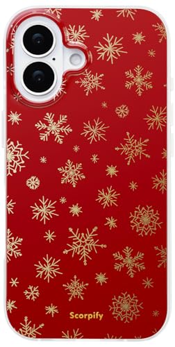 Coque antichoc iPhone 17 magnétique transparente avec paillettes dorées