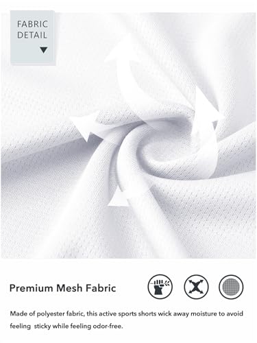 NORTHYARD Men's 10" Athletic Shorts Basketball Workout Gym Lightweight Quick Dry Shorts with Mesh & Zip Pockets4