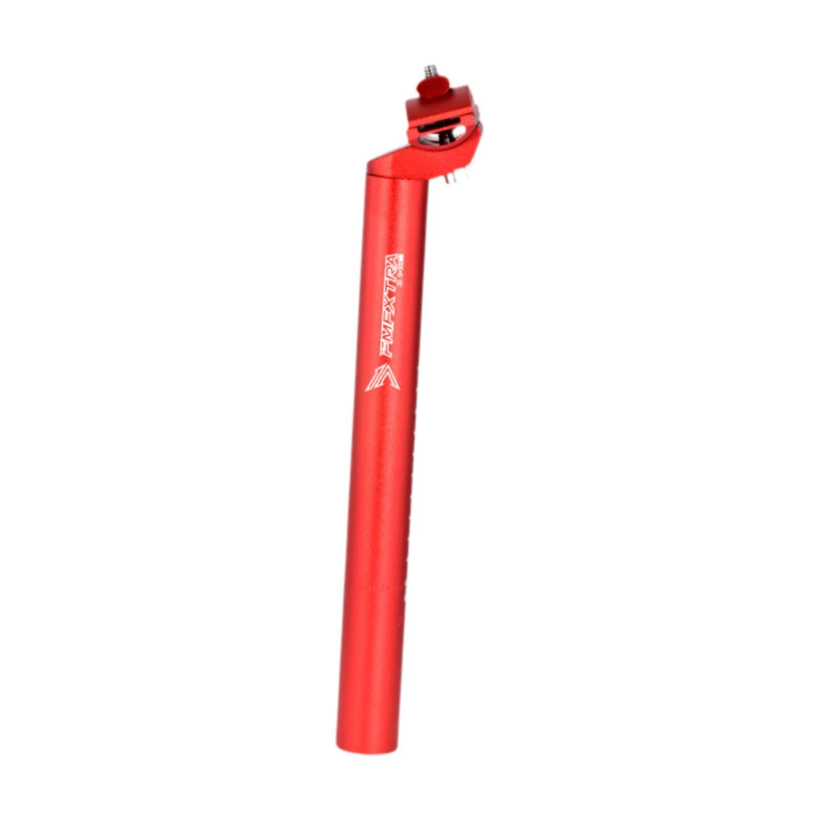 Yiju Bike Seatpost Bicycle Seat Tube Shock Absorber Replacement Part Seatpost 300mm Length for Road Bikes Accessories, red 3.09x30cm