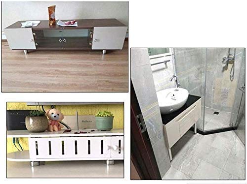 Pies ajustables para muebles que eliminan desniveles en mesas y gabinetes 7