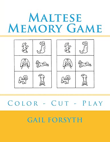 Maltese Memory Game: Color - Cut - Play