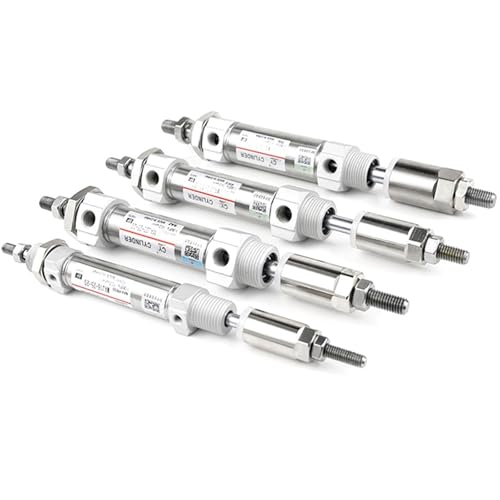 Vérin pneumatique double effet MAJ cylindre inox alésage 25mm stroke 25 - 2