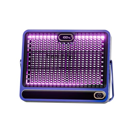 Ujjdwiurgh Lámpara de matanza de mosquitos, vertical montada en la pared, carga USB, señuelo portátil para mosquitos para exteriores, hogar, hotel, restaurante