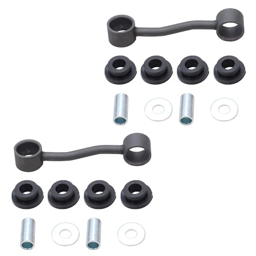 Image of Detroit Axle - 2.4L & 3.7L Front End 14pc Suspension Kit for 02-04 Jeep Liberty 2002 2003 2004, Upper Lower Control Arms Ball Joints Sway Bars Inner Outer Tie Rods Boots Replacement