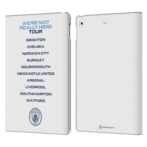 Étui iPad 10.2 Manchester City cadeau idéal en cuir pour fan de foot