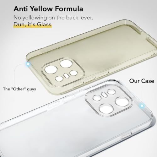 Image of Jkobi Lifetime Anti-Yellow Clear Back Case Cover for OnePlus 15 5G (Sleek Hard Crystal | Shockproof and Camera Protection)