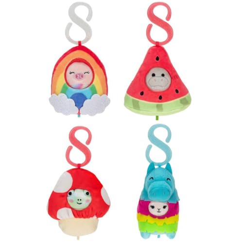 Squishville Original Squishmallows à clipser sur votre sac à dos