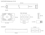 JULIUS MAYER Motor Tubular Electromec  nico JM35-100 Motor para Persianas Silencioso Bajo Consumo de Energ  a Instalaci  n Sencilla con Accesorios