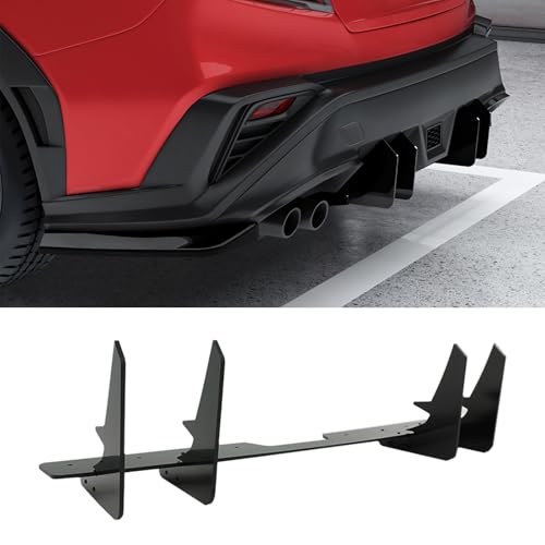 PFRREOR 5PCS Rear Diffuser Rear Bumper Lip for Subaru WRX 2022-2024