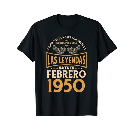 Cumpleaños Hombre Regalos Las Leyendas Febrero 1950 Camiseta
