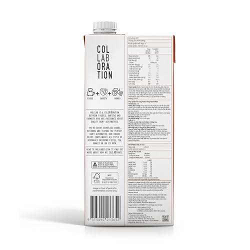 Image of MILKLAB Almond Barista Milk 1L | Made with 100% Aussie Almonds | Plant-Based Milk for Coffee | Smooth, Nutty & Velvety | Dairy-Free, Low Sugar, Gluten-Free | Cafe-Style Almond Milk for Home Baristas