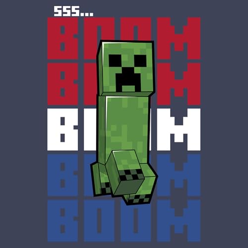 Boy's Minecraft Red White and Boom T-Shirt2