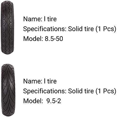 Elektrische scooterbanden, 8.5x50 / 9.5-2 Explosiebestendige massieve banden, antislip-punctiebestendig, eenvoudig te… - Image 3